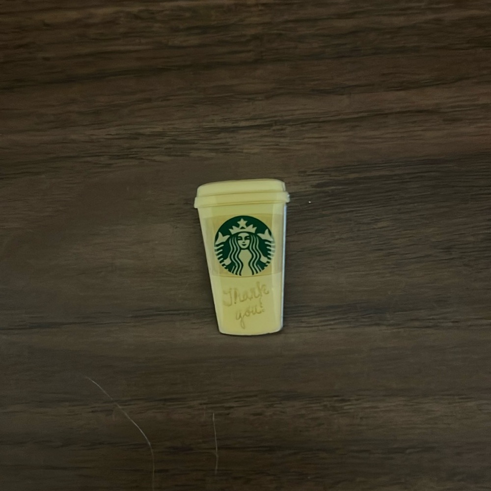 Starbucks thank you cup pin